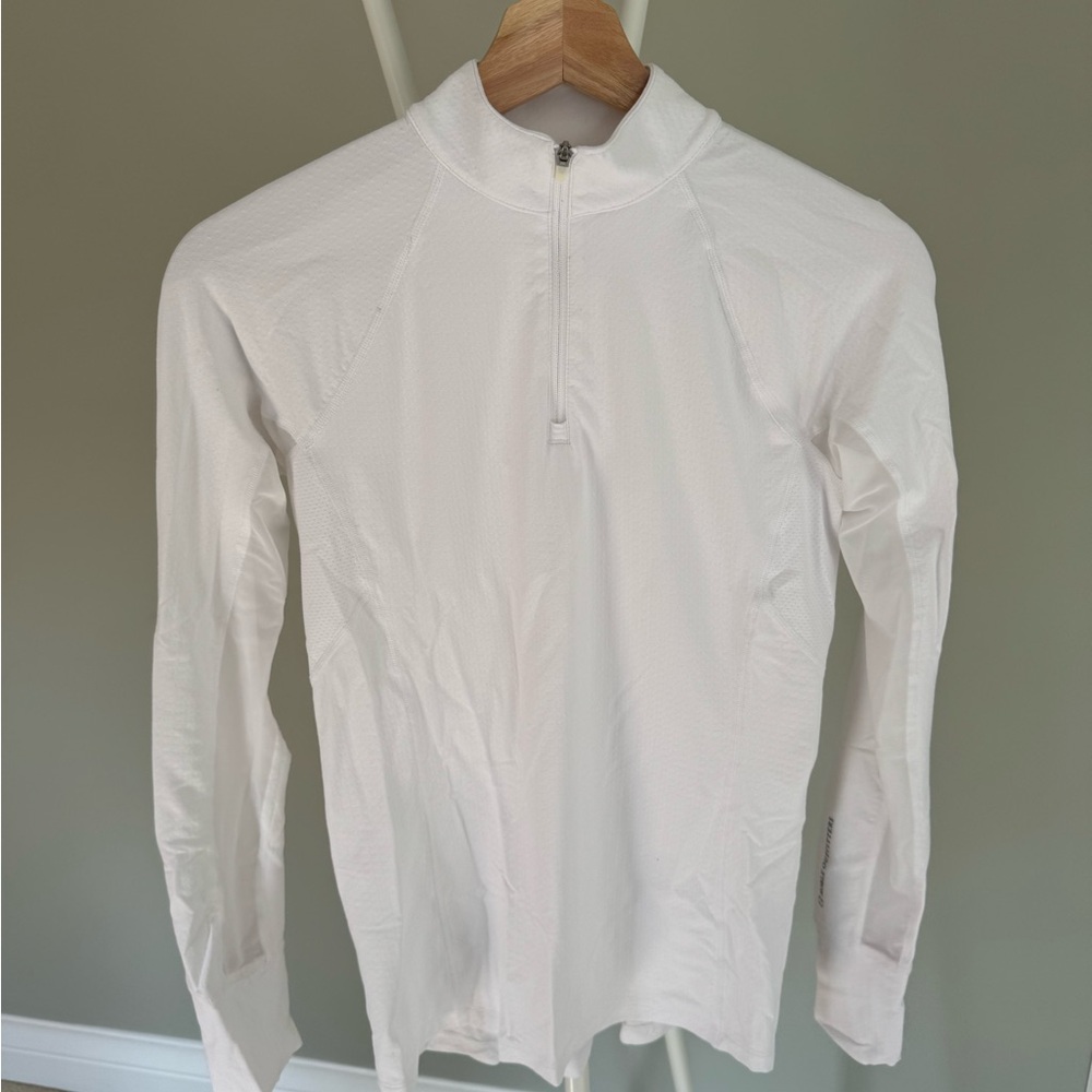 Women's White Long Sleeve Top